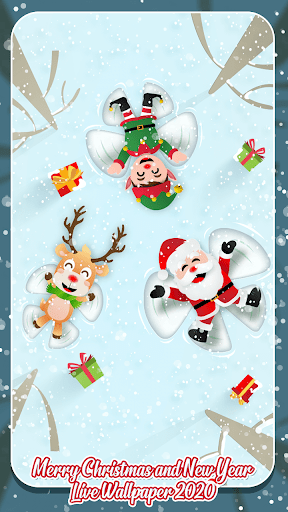 Merry Christmas and New Year Live Wallpaper 2020 - Image screenshot of android app