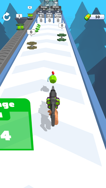 Grenade Launch Run - Gameplay image of android game