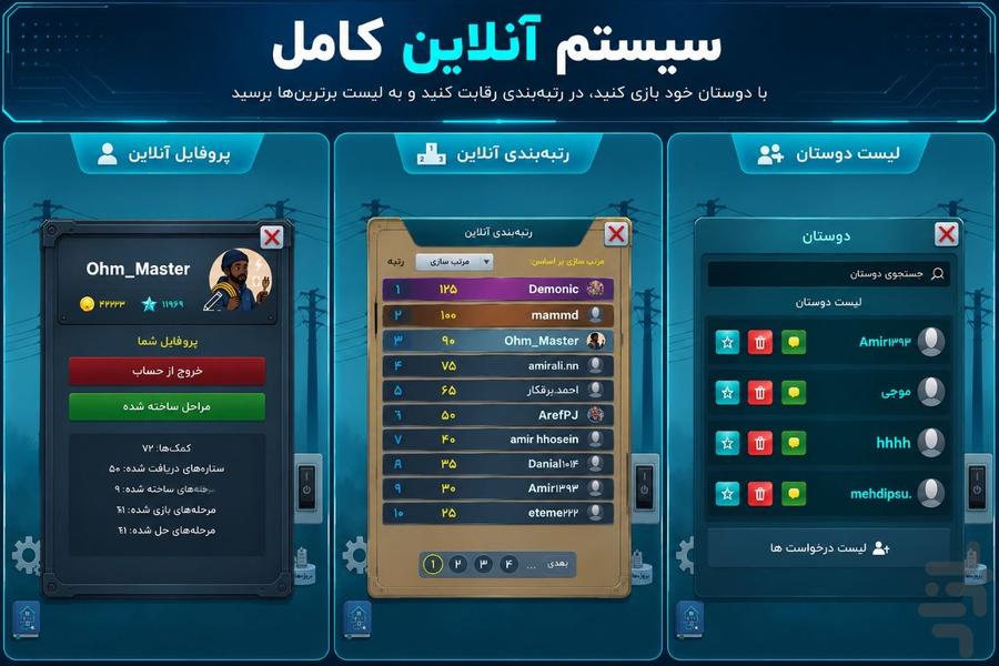 تکنسین برق - Gameplay image of android game