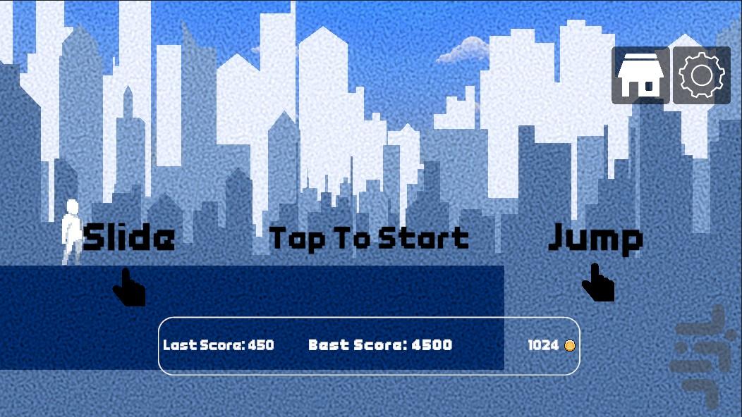 Parkour Runner - Gameplay image of android game