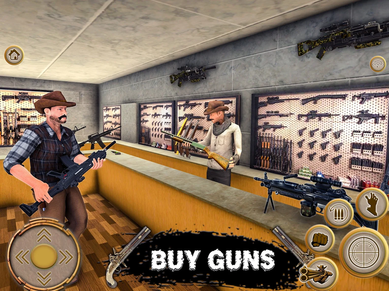Wild West Cowboy Gunfighter - عکس بازی موبایلی اندروید