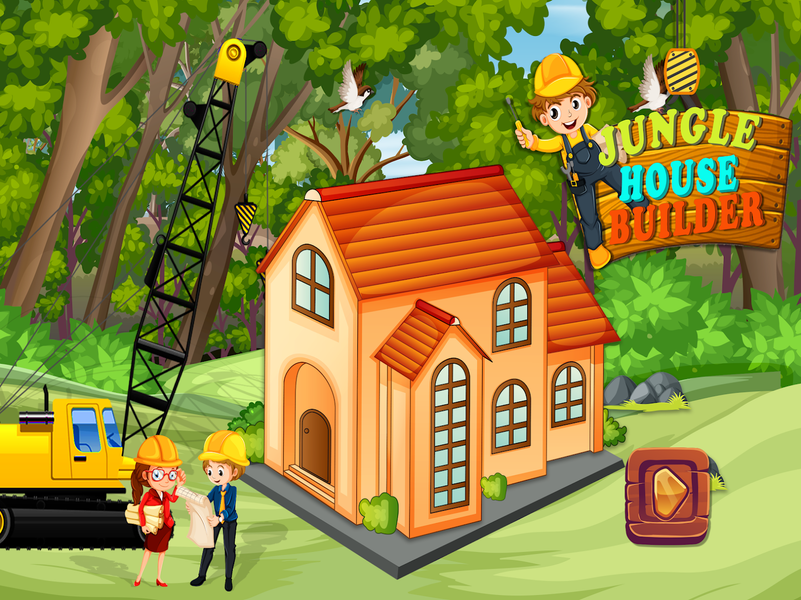 Jungle House Builder Games - عکس بازی موبایلی اندروید