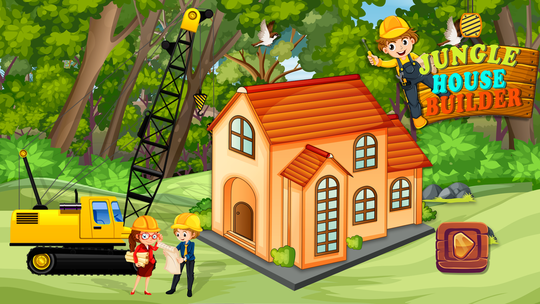 Jungle House Builder Games - عکس بازی موبایلی اندروید