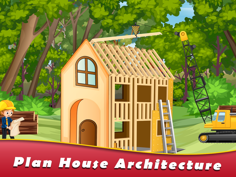 Jungle House Builder Games - عکس بازی موبایلی اندروید