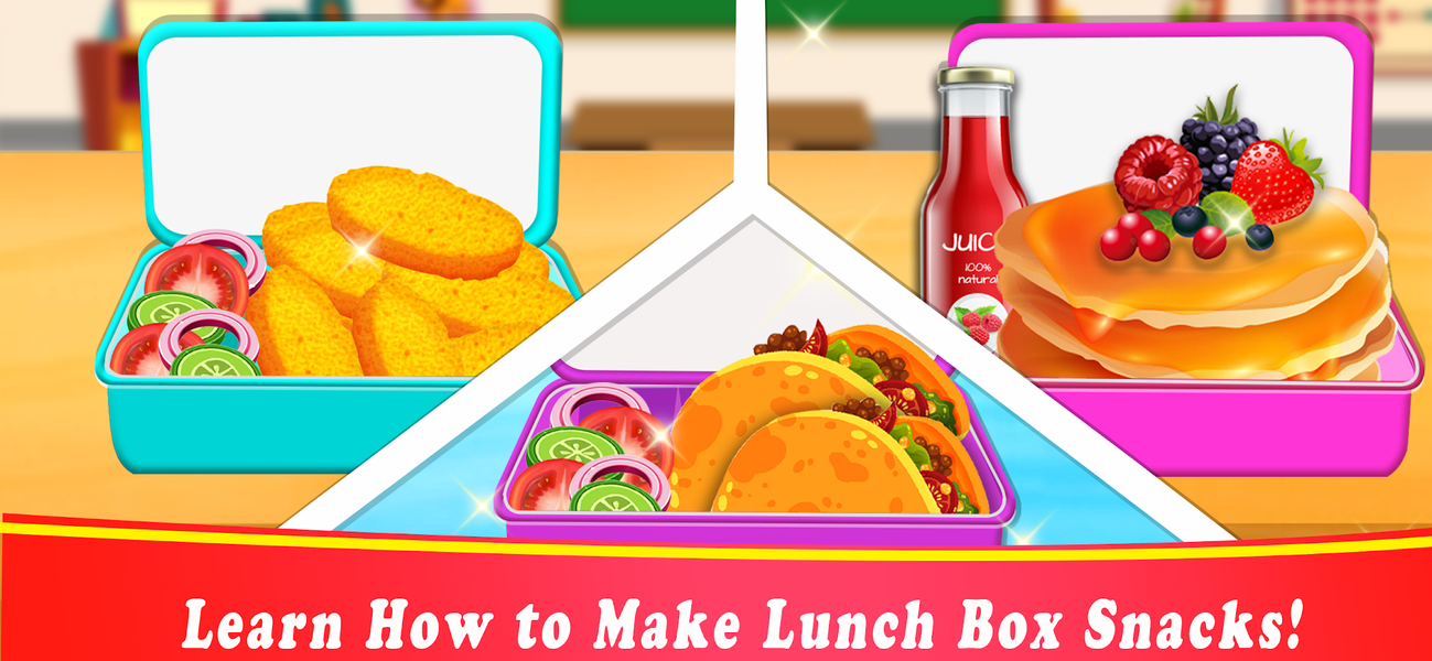 School Lunch Food Cooking Game - Gameplay image of android game