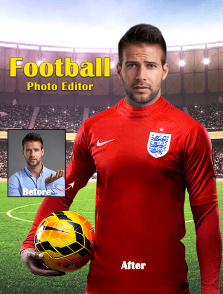 Football Player Jersey Editor - عکس برنامه موبایلی اندروید