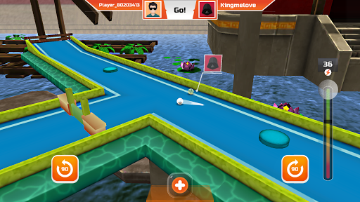 Mini Golf ۳D Multiplayer Rival - عکس بازی موبایلی اندروید
