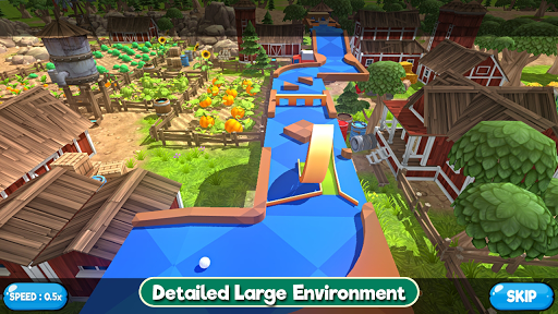 Mini Golf 3D Farm Stars Battle - Gameplay image of android game