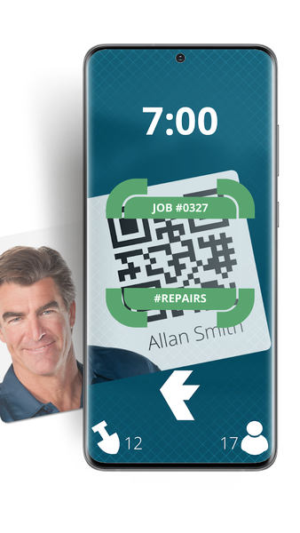 TimeDock - QR Code Time Clock - عکس برنامه موبایلی اندروید