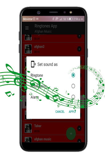 Afganistán ringtone - Image screenshot of android app