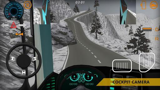 Mountain Bus Simulator 2023 - Gameplay image of android game