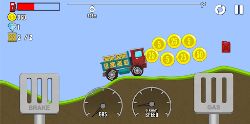 Hill Climb : Delivery Truck - Gameplay image of android game