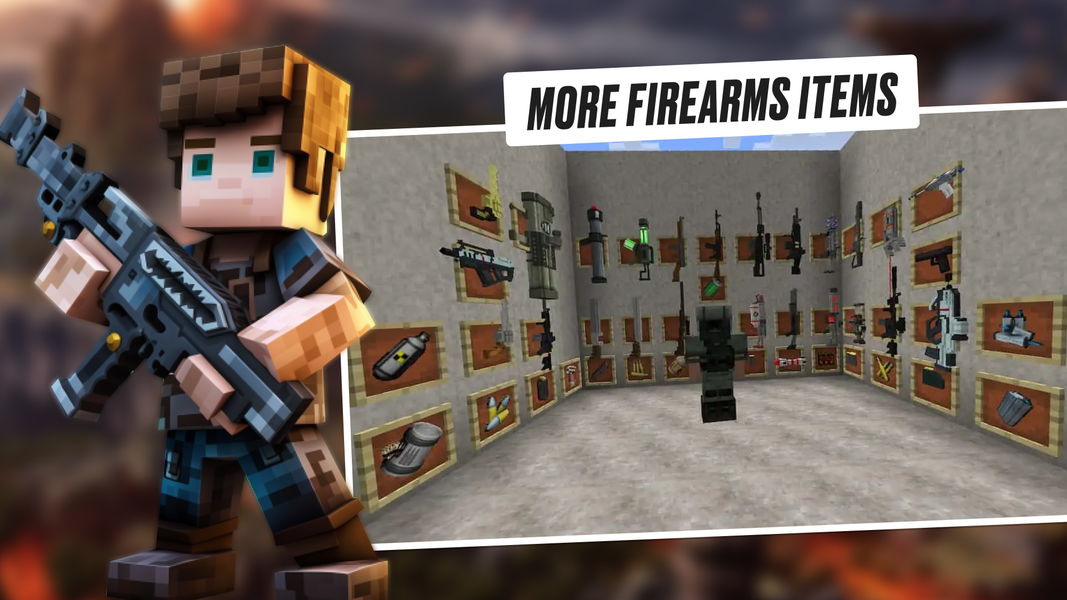 Gun Mods for Minecraft Weapons - عکس برنامه موبایلی اندروید