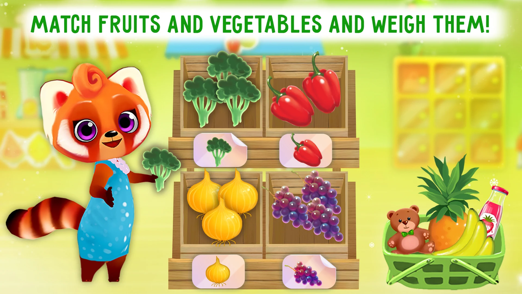 Supermarket Game for Kids ۲-۵. - عکس بازی موبایلی اندروید