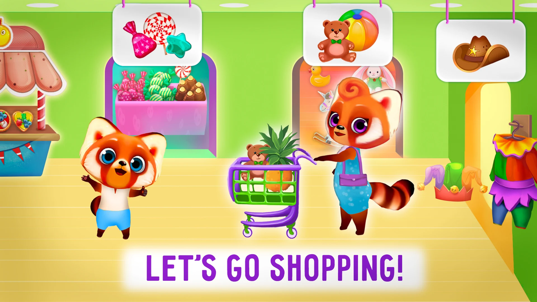 Rocky Red Panda's Supermarket - عکس بازی موبایلی اندروید