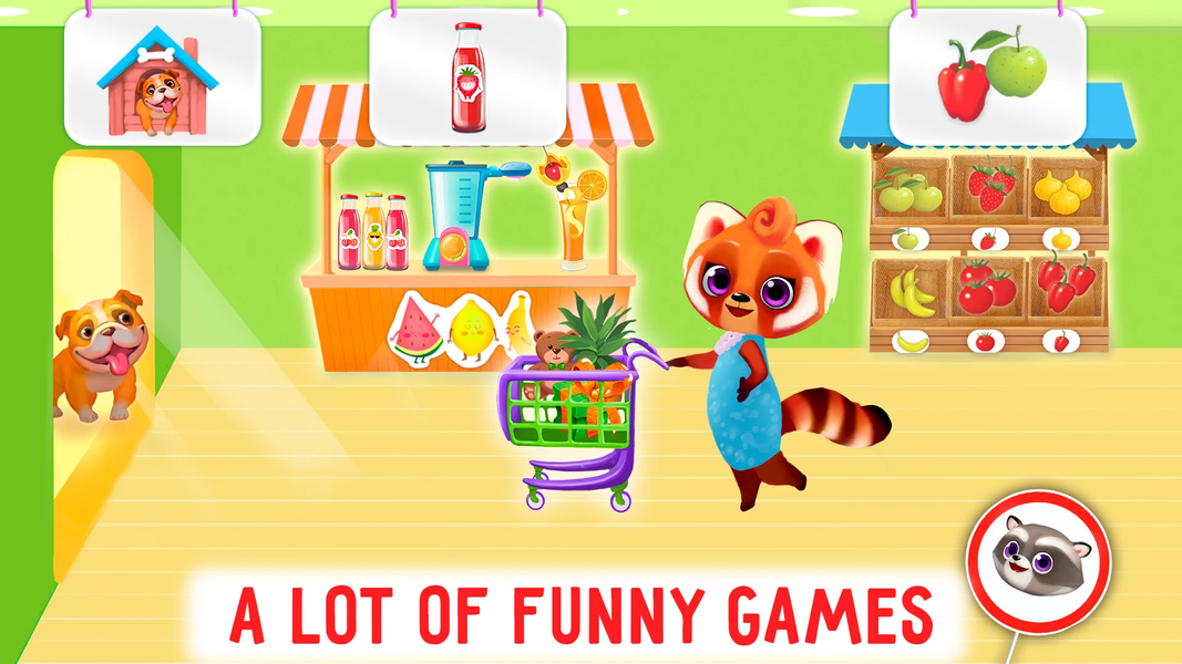 Supermarket Game for Kids ۲-۵. - عکس بازی موبایلی اندروید