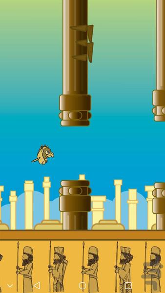 Flappy Huma - Gameplay image of android game