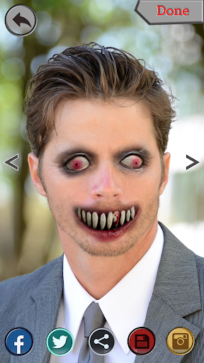 Scary Face Photo Editor - Horror Effect Camera - عکس برنامه موبایلی اندروید
