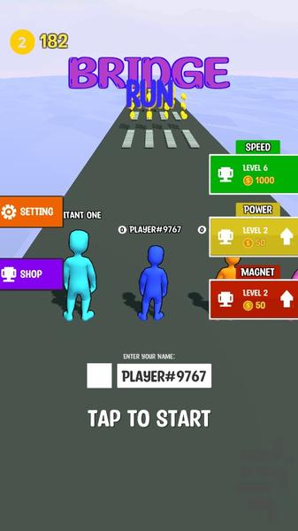 Bridge Run - Gameplay image of android game