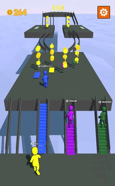 Bridge Run - Gameplay image of android game