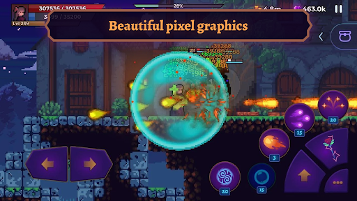 Moonrise Arena - Pixel RPG - عکس بازی موبایلی اندروید