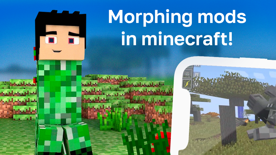 Morphing Mod for mcpe - عکس برنامه موبایلی اندروید