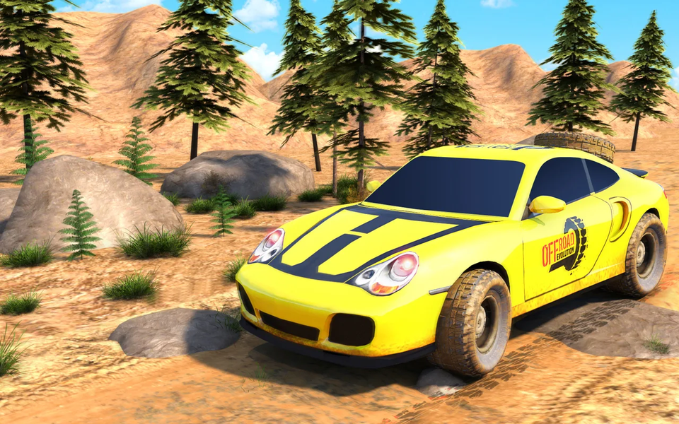 Real Extreme Offroad car Drivi - عکس بازی موبایلی اندروید