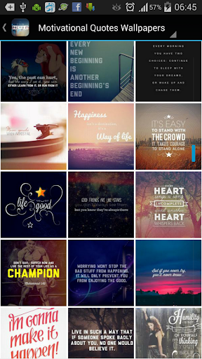 Motivational Quotes Wallpapers - عکس برنامه موبایلی اندروید