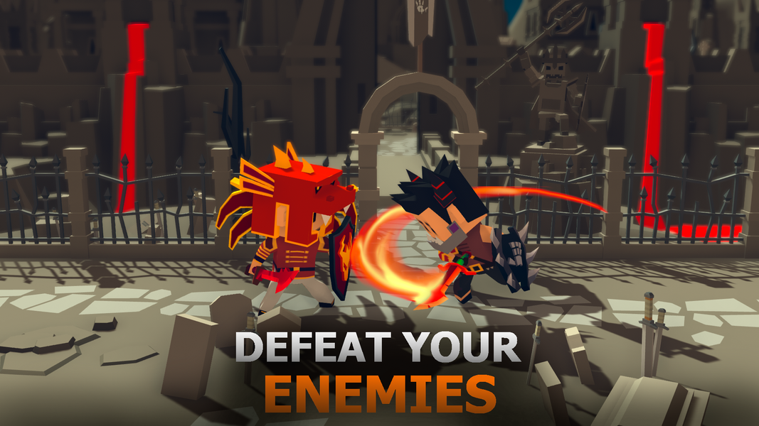 Battle Flare - Fighting RPG - Image screenshot of android app