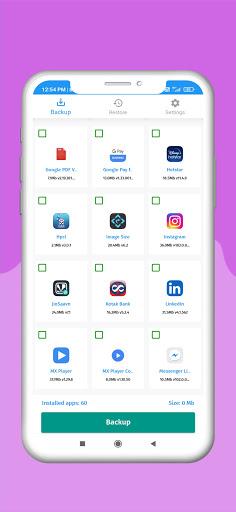App Backup & Restore - عکس برنامه موبایلی اندروید