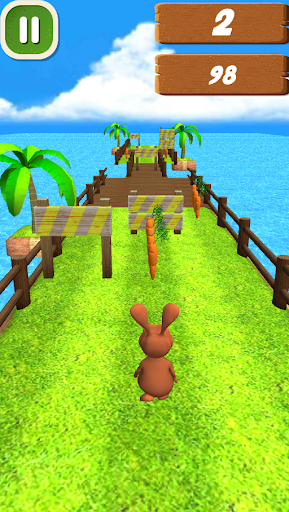 Run Rabbit Run - Gameplay image of android game