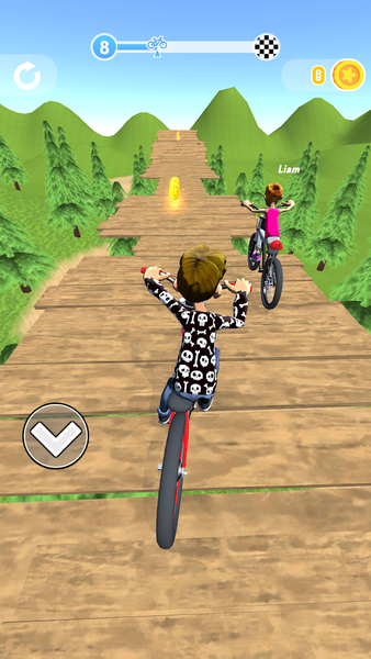 Biker Challenge 3D - Gameplay image of android game