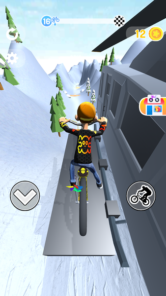 Biker Challenge 3D - Gameplay image of android game