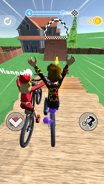 Biker Challenge 3D - Gameplay image of android game