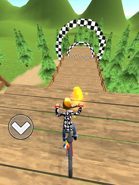 Biker Challenge 3D - Gameplay image of android game