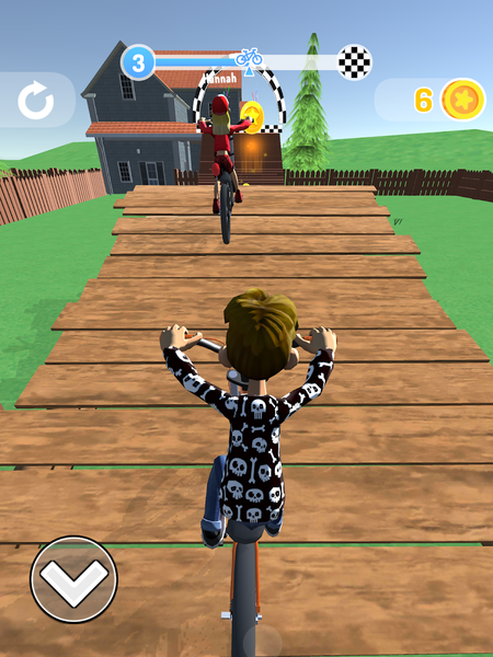 Biker Challenge 3D - Gameplay image of android game