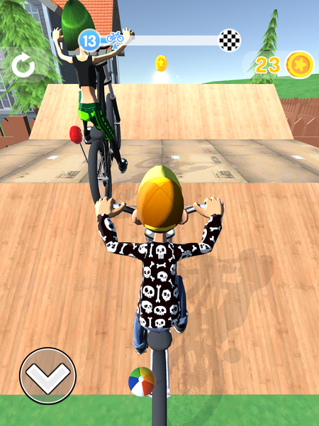 Biker Challenge 3D - Gameplay image of android game