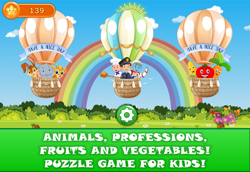 Puzzle Games For Kids - عکس بازی موبایلی اندروید