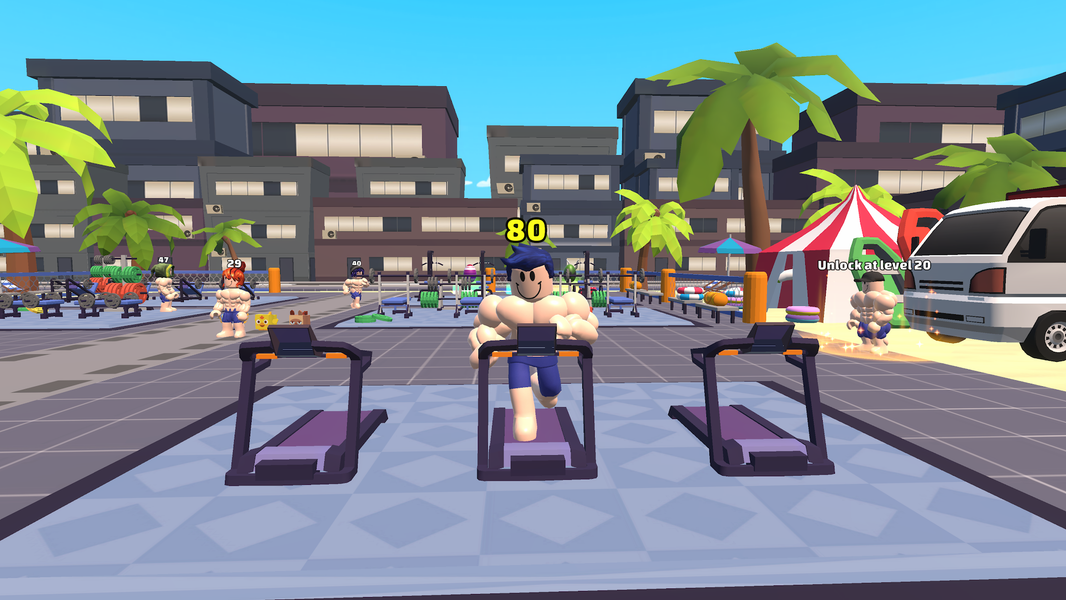 Muscle Hero: Gym Clicker - عکس بازی موبایلی اندروید