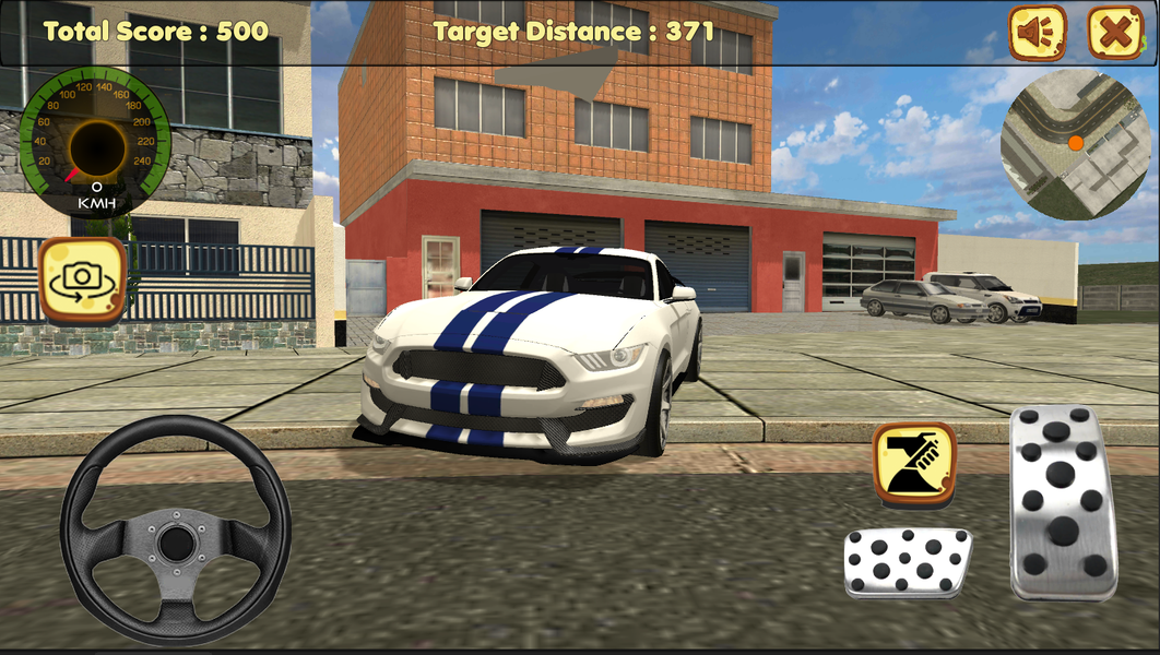 Mustang Drift Simulator - Gameplay image of android game