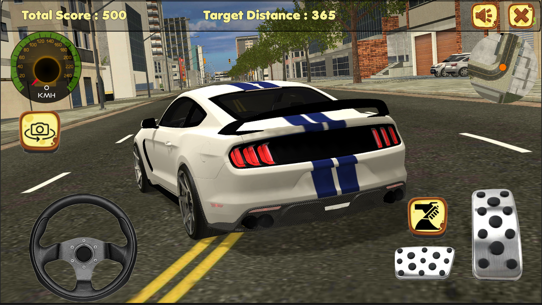 Mustang Drift Simulator - Gameplay image of android game