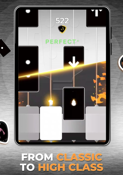 Guitar Fire ۲ - Music Game - عکس بازی موبایلی اندروید