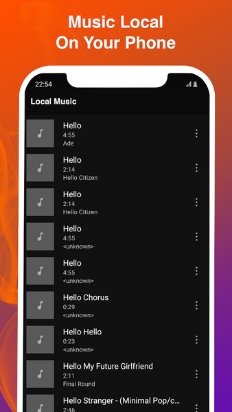Musie - My Music Audio Player - عکس برنامه موبایلی اندروید