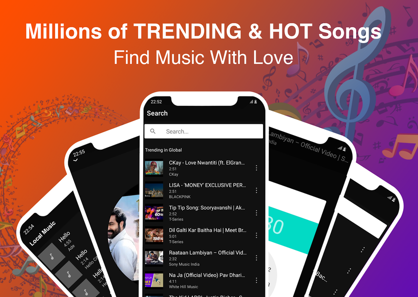 Musie - My Music Audio Player - عکس برنامه موبایلی اندروید