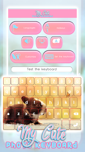 My Cute Photo Keyboard Themes - Image screenshot of android app