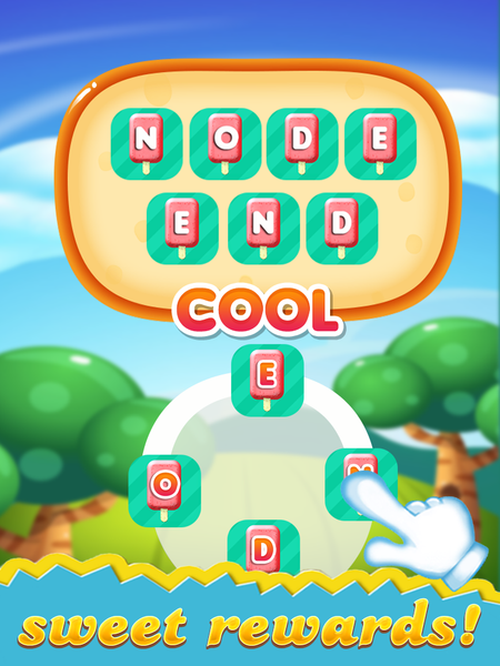 Candy Connect Word : Make Word - Gameplay image of android game