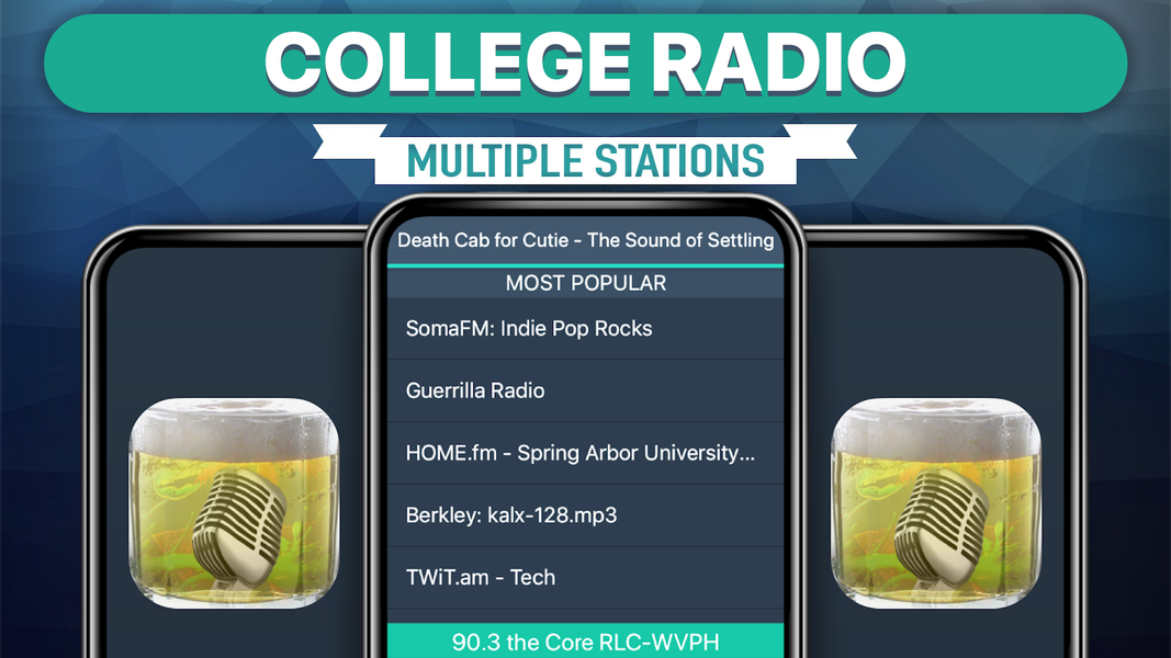 College Radio Favorites - عکس برنامه موبایلی اندروید