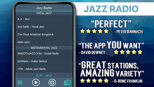 Jazz Radio Favorites - عکس برنامه موبایلی اندروید