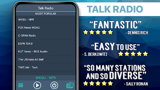 Talk Radio Favorites - عکس برنامه موبایلی اندروید