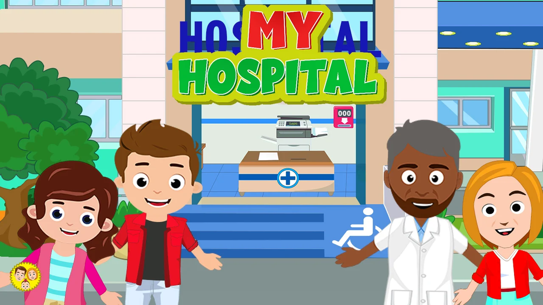 My Kids Town : City Hospital - Gameplay image of android game